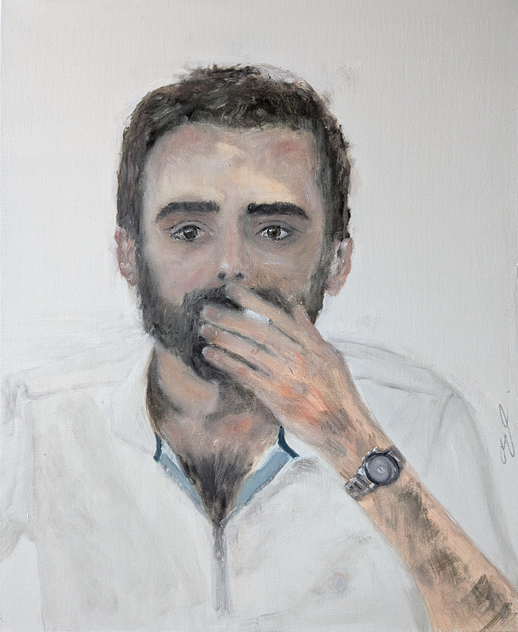 "Iranian soul", oil on linen, 50 x 60 cm, September 2025
